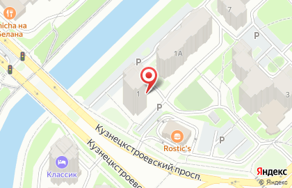 Юридическая компания Вердикт на улице Павловского на карте