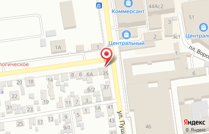 Торгово-сервисная компания Тепло-Опт на улице Пушкина на карте