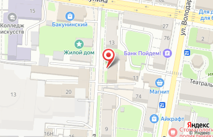 Биорезонанс на улице Гладкова на карте
