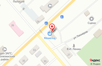 Магазин Монетка в Екатеринбурге на карте