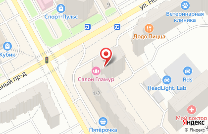 Салон Семейная оптика на улице Толмачёва на карте