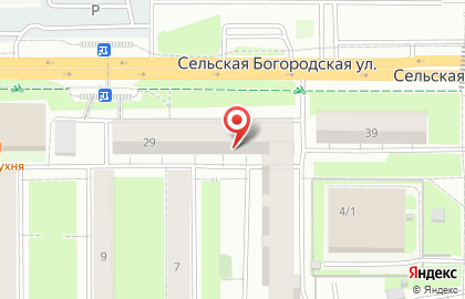 Ежик на Сельской Богородской улице на карте
