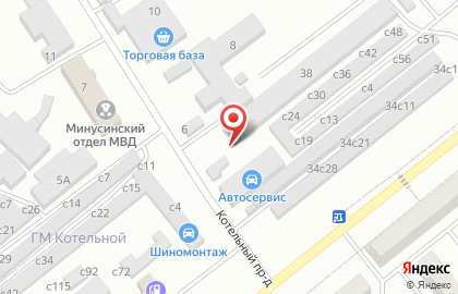 Дирекция по особо охраняемым природным территориям Красноярского края в Котельном проезде на карте