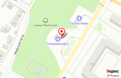 Технический центр Газпромнефть на Калинина на карте