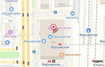 Салон обуви и сумок TERVOLINA в ТЦ Варшавский на карте
