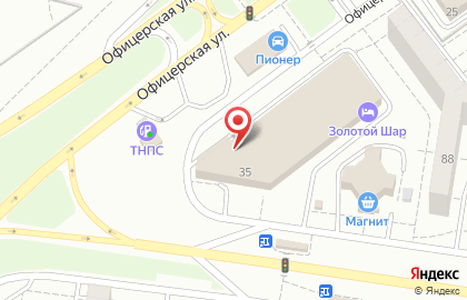 Магазин автотоваров Автосклад в Автозаводском районе на карте