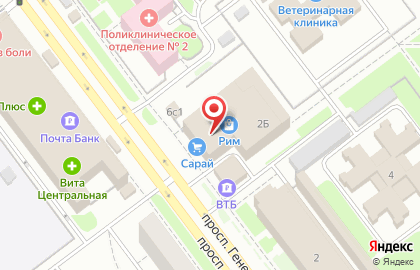 Forex Club на проспекте Генерала Тюленева на карте
