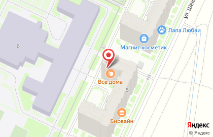 Булочная Все дома в Санкт-Петербурге на карте