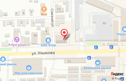 Комиссионный магазин Скупка на улице Ульянова на карте