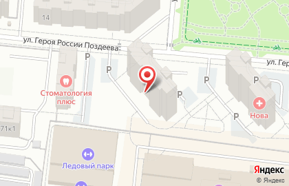 Строящиеся объекты, ОАО ДСК в Московском микрорайоне на карте