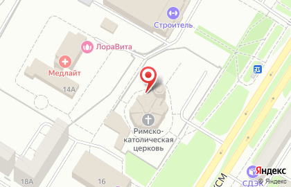 Каритас на улице 50-летия ВЛКСМ на карте
