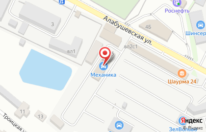 Автосервис Механика на карте