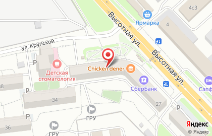Микрокредитная компания Гудмани на Высотной улице на карте