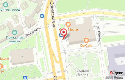 Микрокредитная компания РосДеньги на площади Ленина на карте