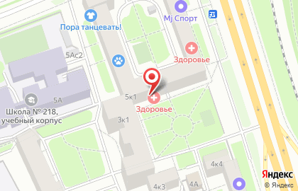 Спортивный клуб самбо и дзюдо САО на карте