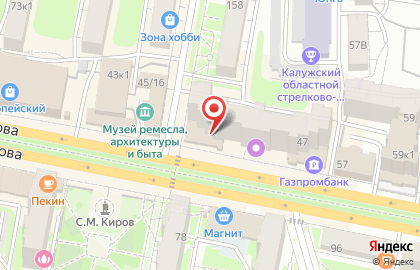 Банкомат Среднерусский банк Сбербанка России на улице Кирова на карте