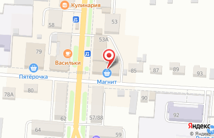 Магазин косметики и бытовой химии Магнит Косметик на Большой Спасской улице на карте
