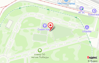 Каток на Сквере 50 лет Победы на карте