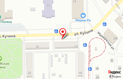 Магазин хозяйственных товаров Хозяюшка на улице Кучина на карте