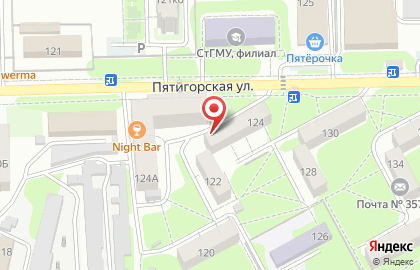 Центр детского развития на Пятигорской улице на карте