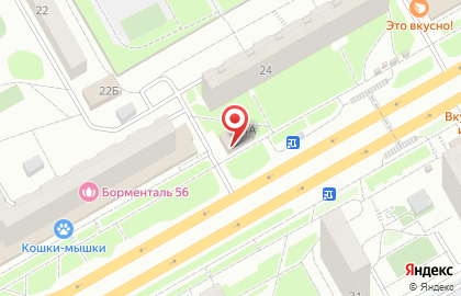 Автошкола Оренбургский учебно-курсовой комбинат в Ленинском районе на карте