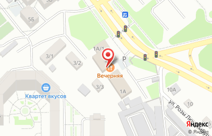 Оздоровительно-развлекательный комплекс Вечерний на карте