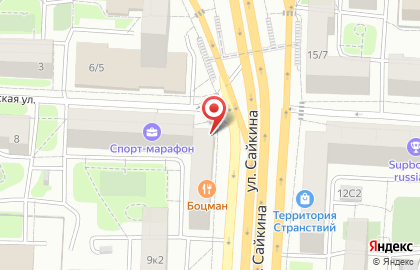 Супермаркет Магнит в Москве на карте