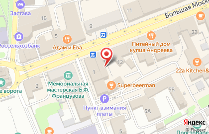 Oriflame на Большой Московской улице на карте