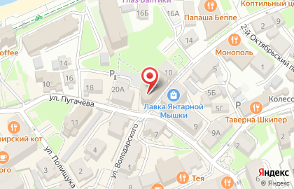 Балтийская корона на карте