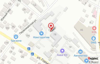 Строительная компания ИнвестСтрой на улице Горького на карте