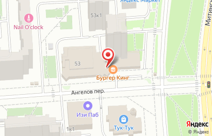 Ветеринарная клиника Ветпомощь «Любимчик» на Митинской улице на карте