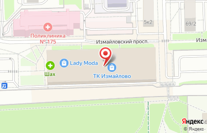 PickPoint в Измайловском проезде на карте