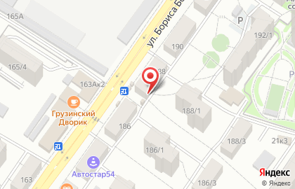 Магазин мясной продукции на улице Бориса Богаткова на карте