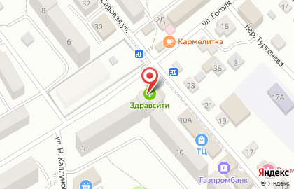 КБ Евросити Банк на Садовой улице на карте