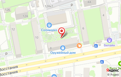 Охотничий клуб в Ново-Савиновском районе на карте