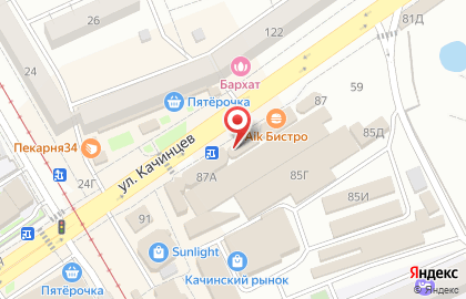 Магазин подержанных товаров Золотая биржа в Дзержинском районе на карте