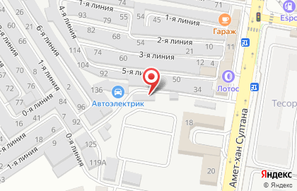 Малярная мастерская на проспекте Амет-Хана Султана на карте