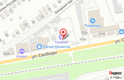 АЗС Газпром, АЗС в Ростове-на-Дону на карте