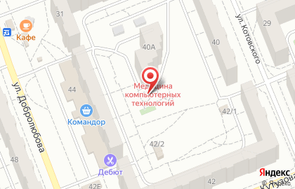 Лечебно-диагностическая клиника Медицина компьютерных технологий на улице Кутузова на карте