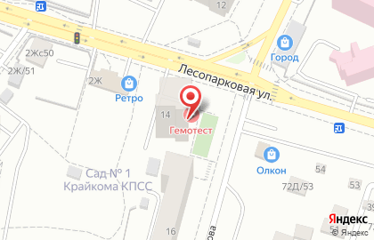 Универсам Перекресток в Октябрьском районе на карте