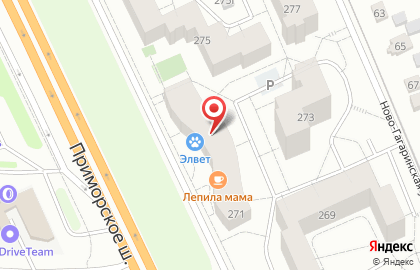 SunPoint на Приморском шоссе на карте