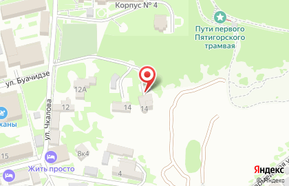 Гидрологическая станция на улице Чкалова на карте