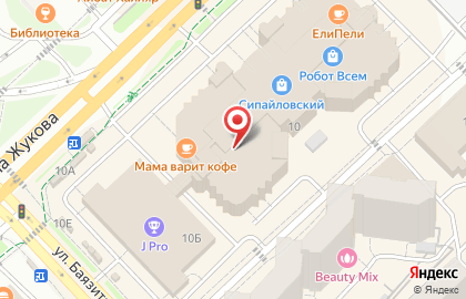 Уфимский филиал Банкомат, МДМ Банк на улице Маршала Жукова на карте
