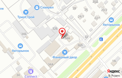 Фанерный двор на Шоссейной улице на карте
