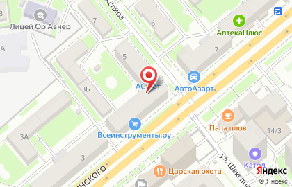 Афродита на проспекте Дзержинского на карте