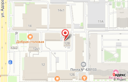 Ателье Модистка в Ново-Савиновском районе на карте