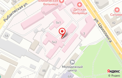 Оренбургская областная клиническая психиатрическая больница №1 на карте