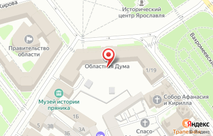 Аппарат Уполномоченного по правам ребенка в Ярославской области на Советской улице на карте