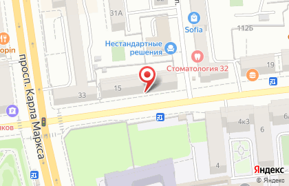 Ювелирный магазин 585 Золотой на улице Маяковского на карте