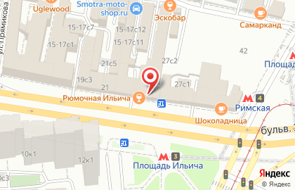 Эгоистка на улице Сергия Радонежского на карте
